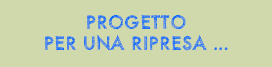 PROGETTO RIPRESA 2020